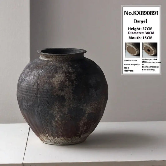 Vintage Ceramic Vase - Handmade