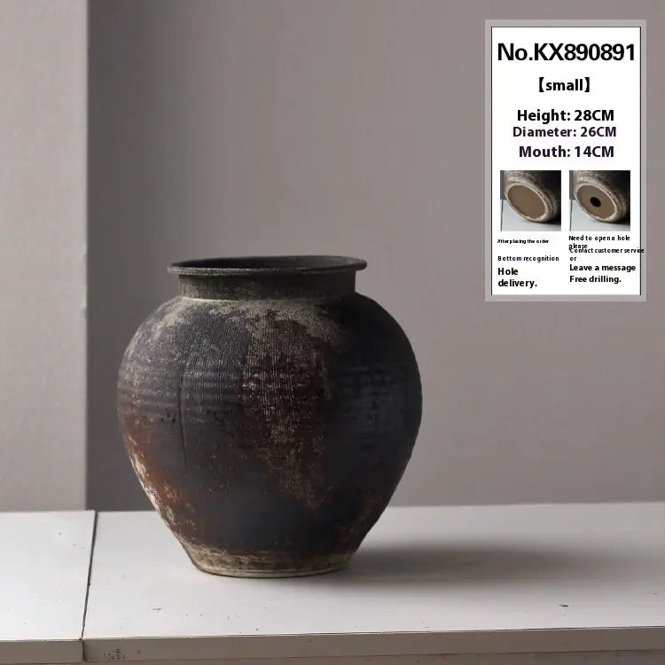 Vintage Ceramic Vase - Handmade