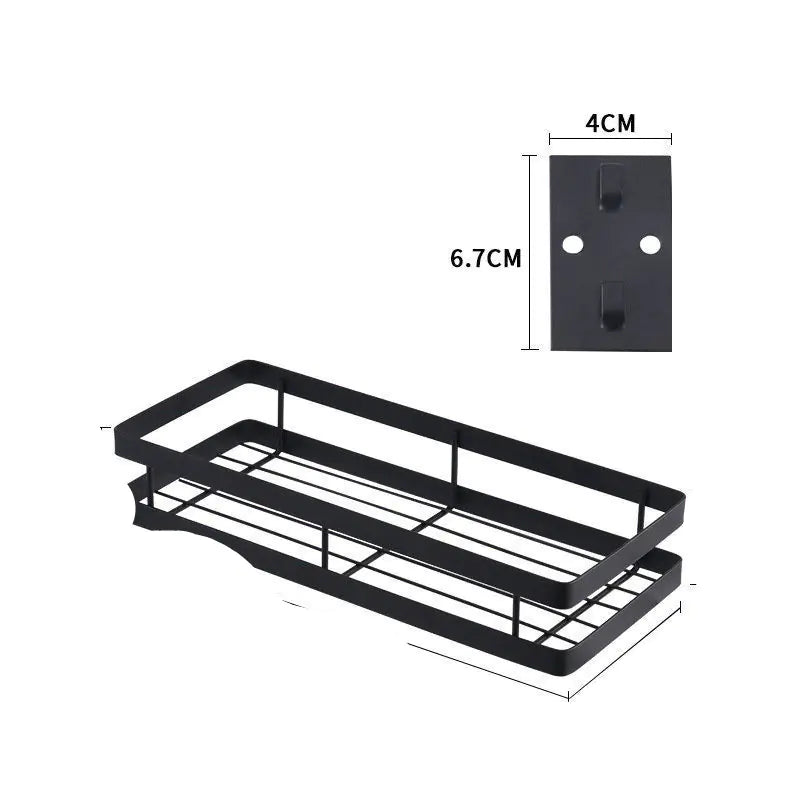 Multifunctional Wall Rack for Spice Storage Organization