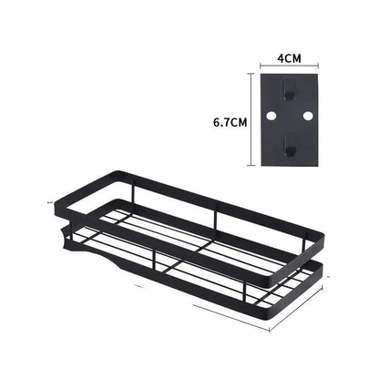 Multifunctional Wall Rack for Spice Storage Organization