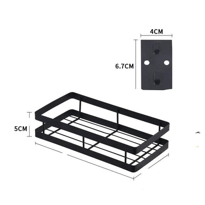 Multifunctional Wall Rack for Spice Storage Organization