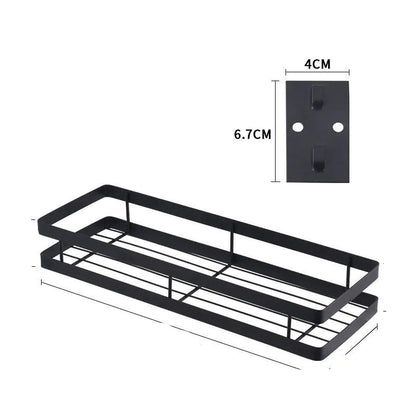 Multifunctional Wall Rack for Spice Storage Organization